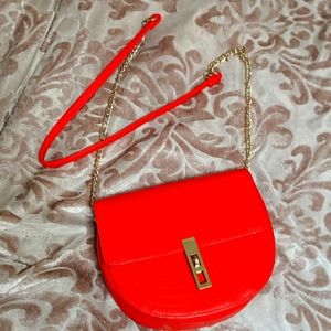 Beautiful red crossbody purse